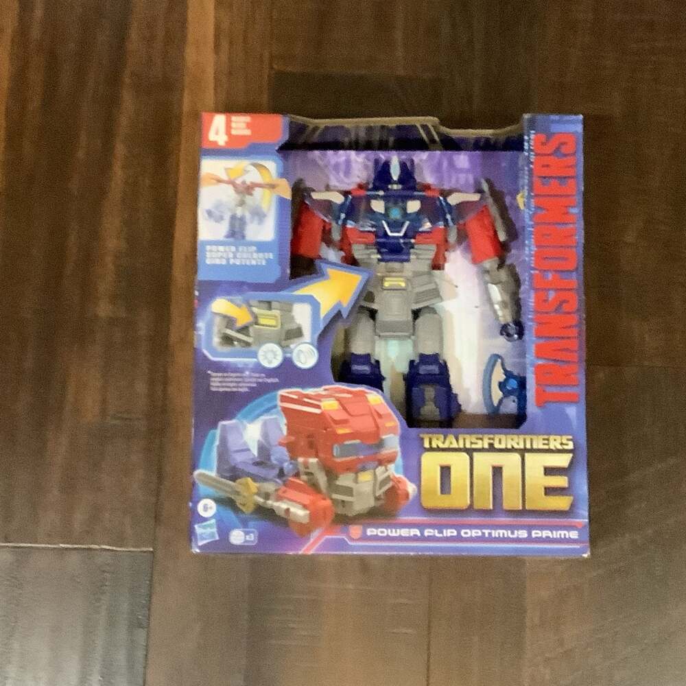 Hasbro Transformers One Power Flip Optimus Prime Converting Action Figure